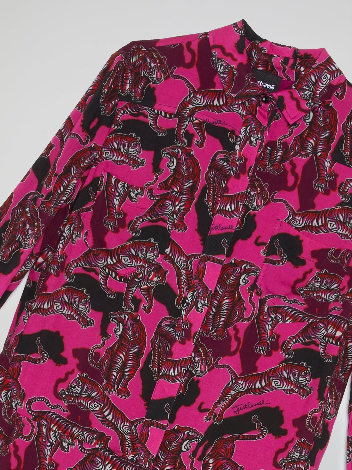 Pink Tiger Print Romper