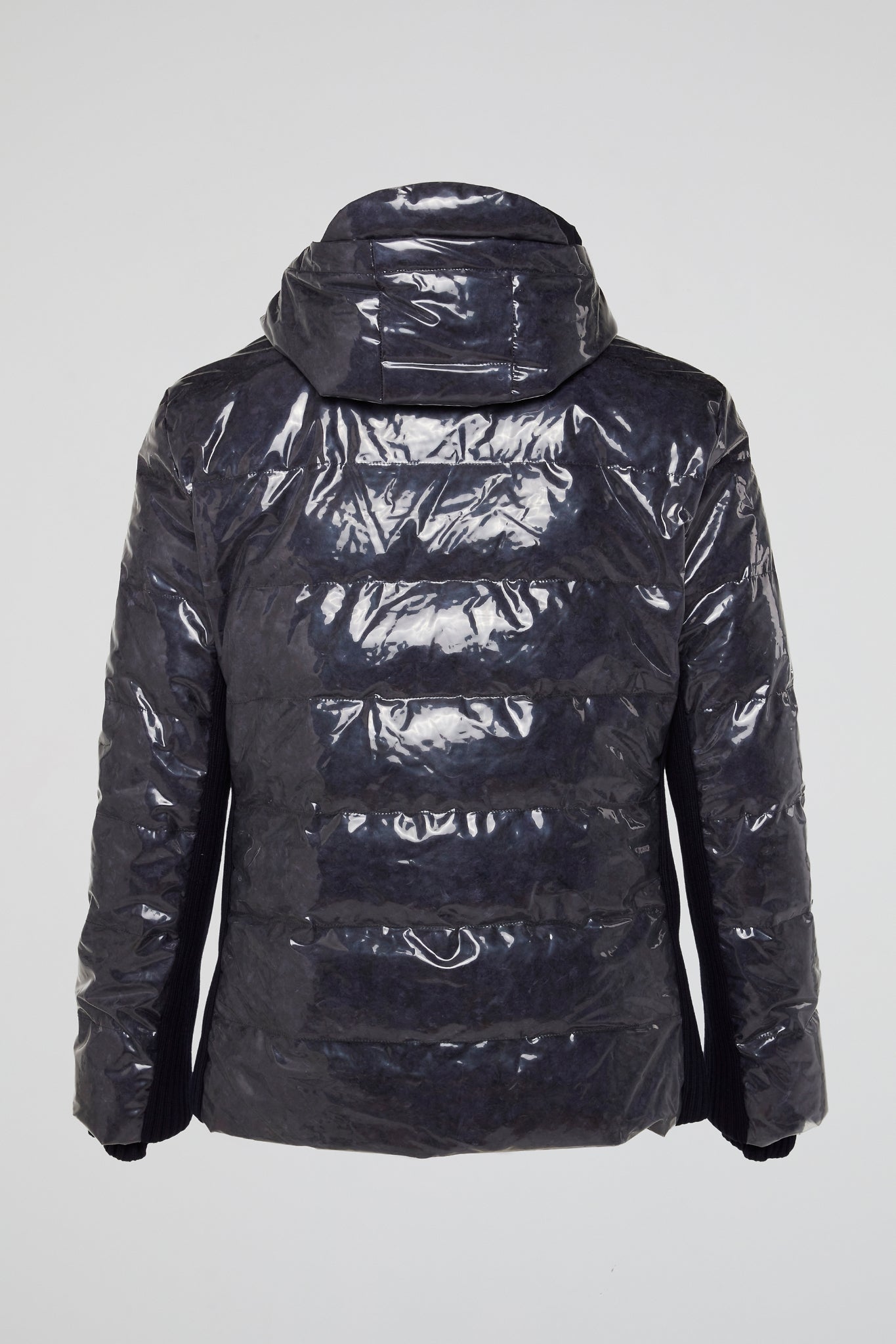 Gloss Black Puffer Jacket