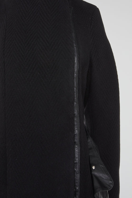 Black Ascent Wool Coat