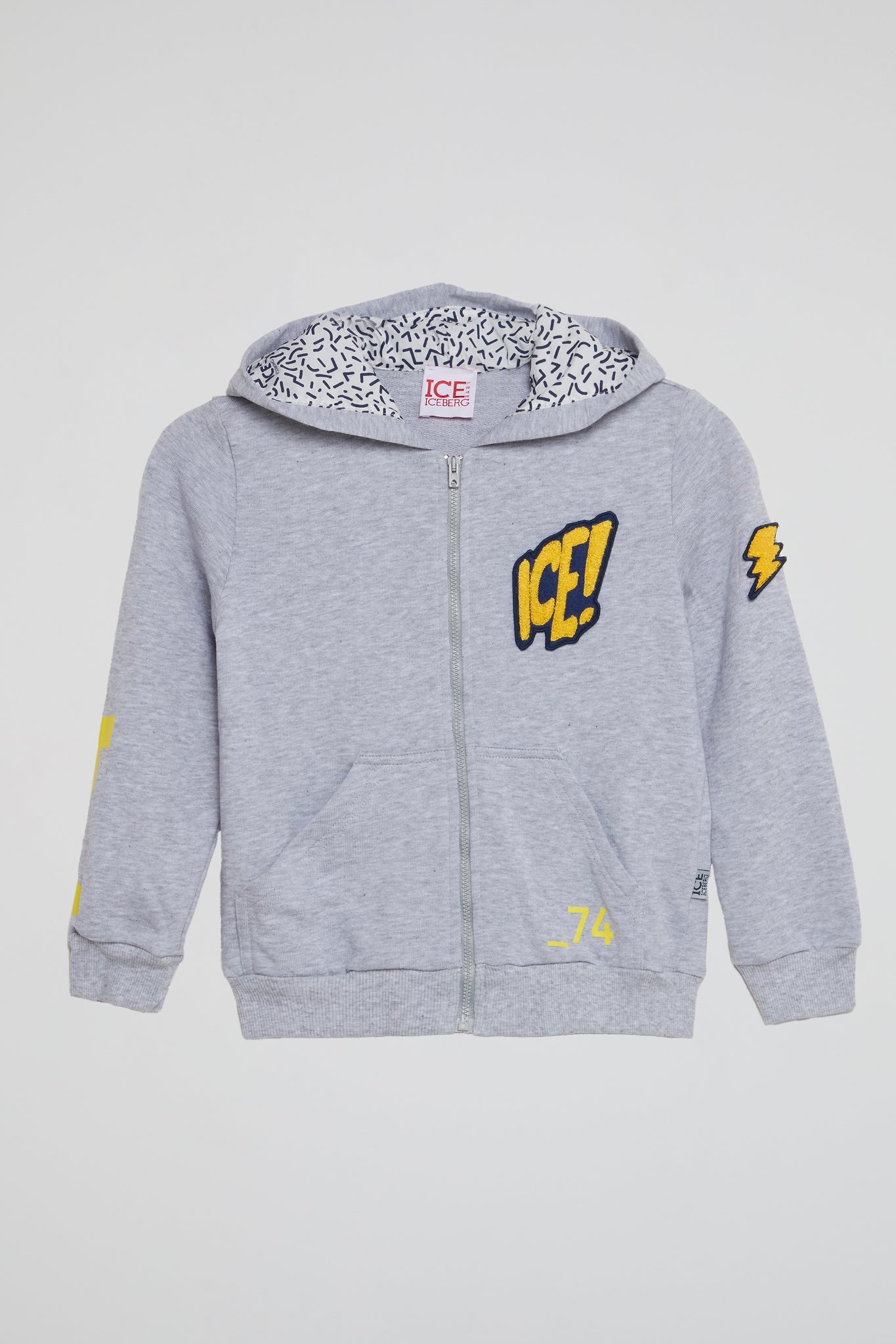Grey Ice Graphic Edition Hoodie
