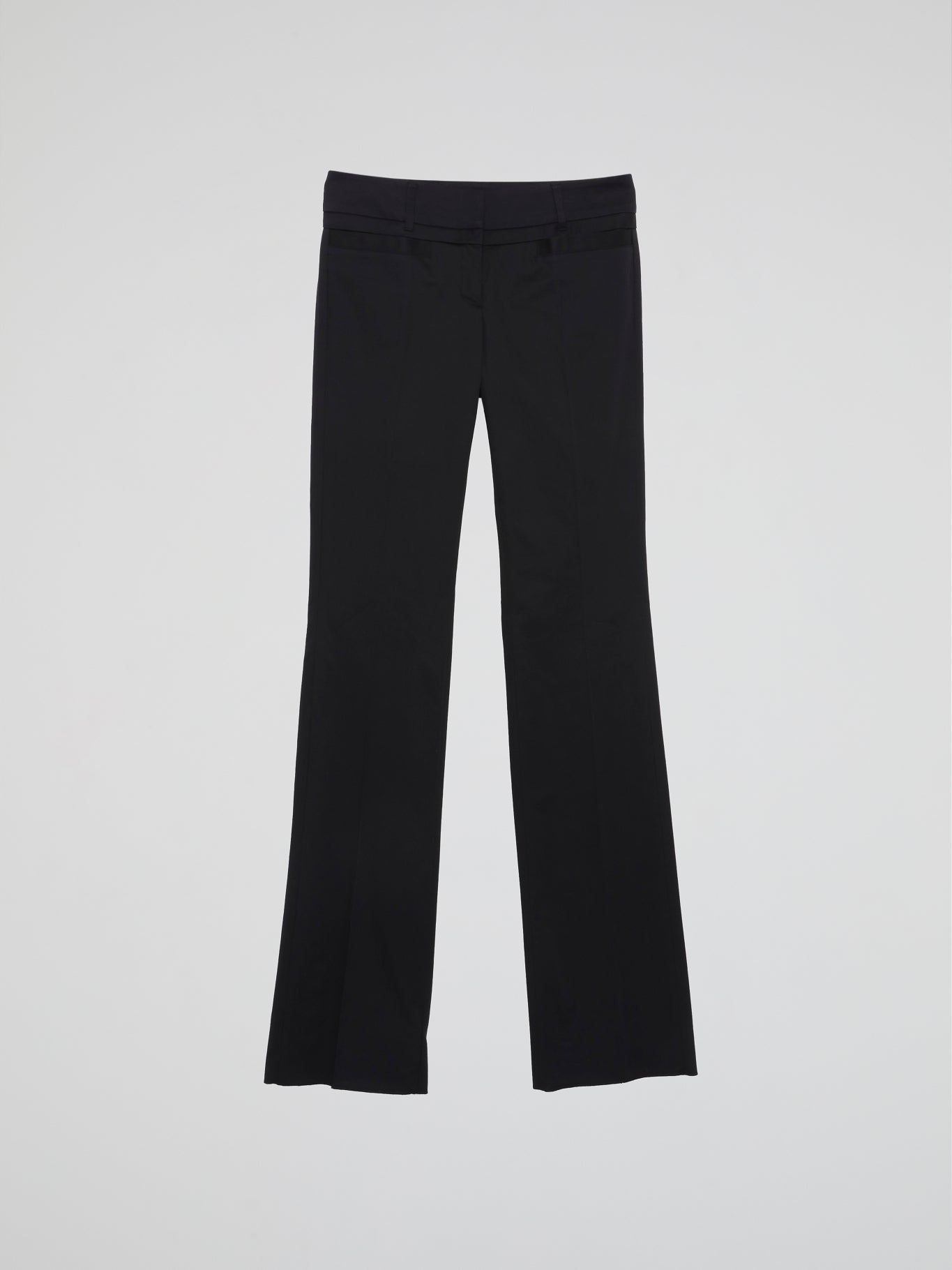 Black Bootcut Trousers