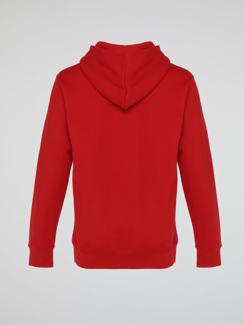 Red Heritage Hooded Sweatshirt