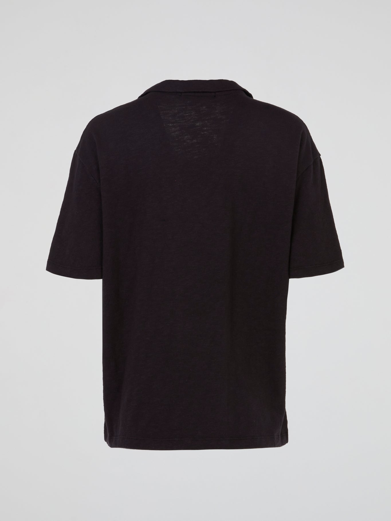 Twist Collar Button Top