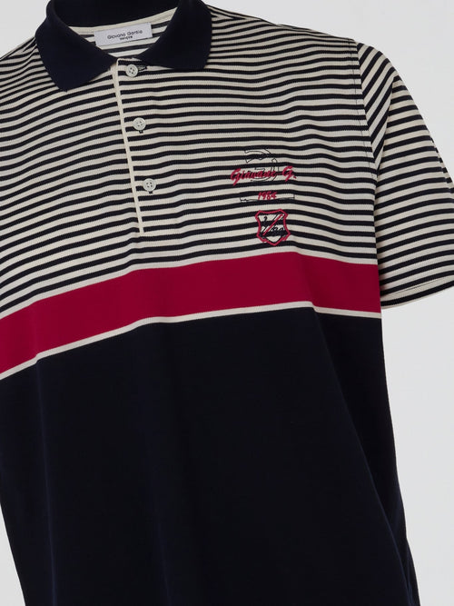 Heritage Stripe Crest Polo