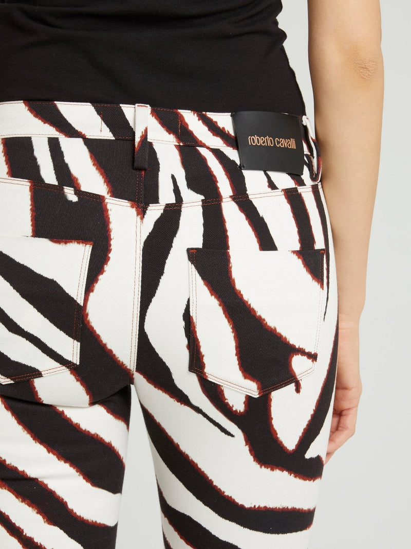 Animal Print Capri Pants