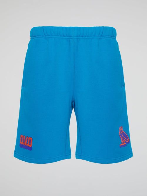 Blue Knock Out Sweat Shorts