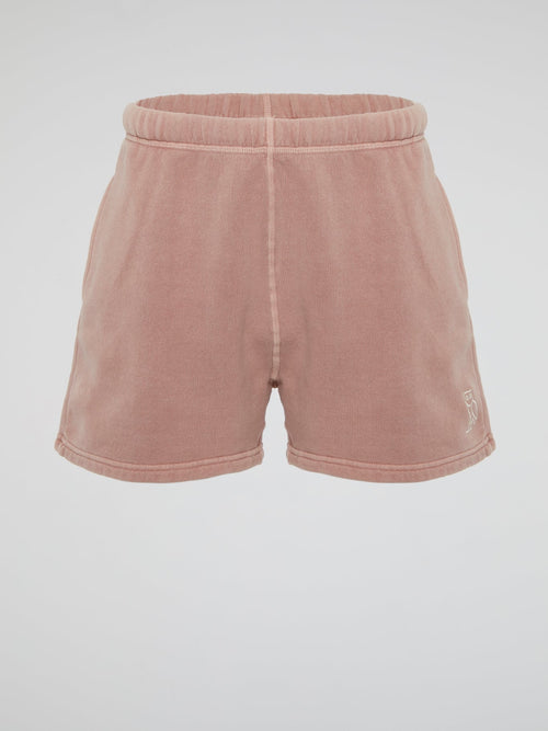 Pink Garment Dye Shorts