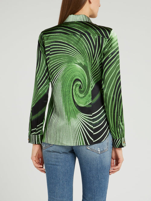 Green Thumb Print Shirt