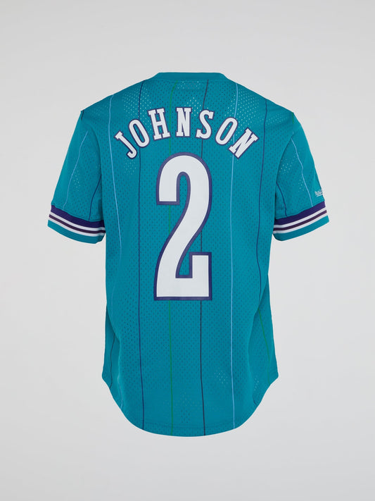 NBA Name And Number Mesh Top Hornets 92 Larry Johnson