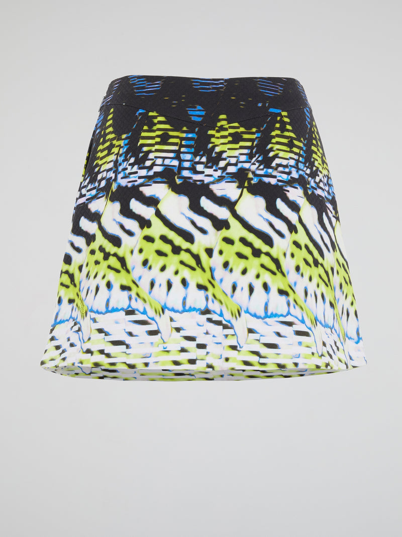 Transport yourself to the vibrant streets of Italy with our Printed Mini Skirt from Roberto Cavalli. The intricate detailing and bold colors evoke a sense of wanderlust and adventure, perfect for the free-spirited fashionista. Stand out in a sea of generic styles and make a statement in this must-have piece that is sure to turn heads and generate envy-worthy traffic.