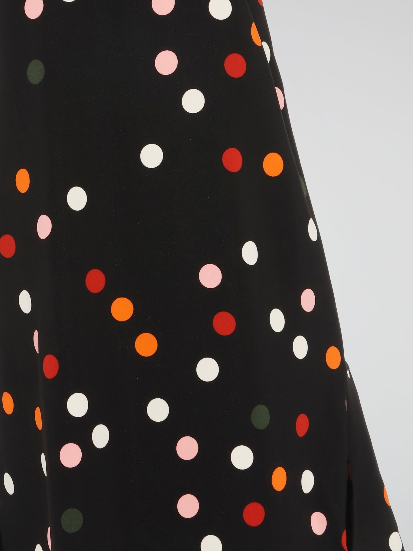 Elevate your style with this stunning Black Polka Dot Dress by Akris Punto. Designed for the modern fashionista, this dress is a playful twist on a classic staple. The delicate polka dot pattern adds a touch of whimsy, while the tailored silhouette and high-quality fabric ensure a flawless fit that will turn heads wherever you go.