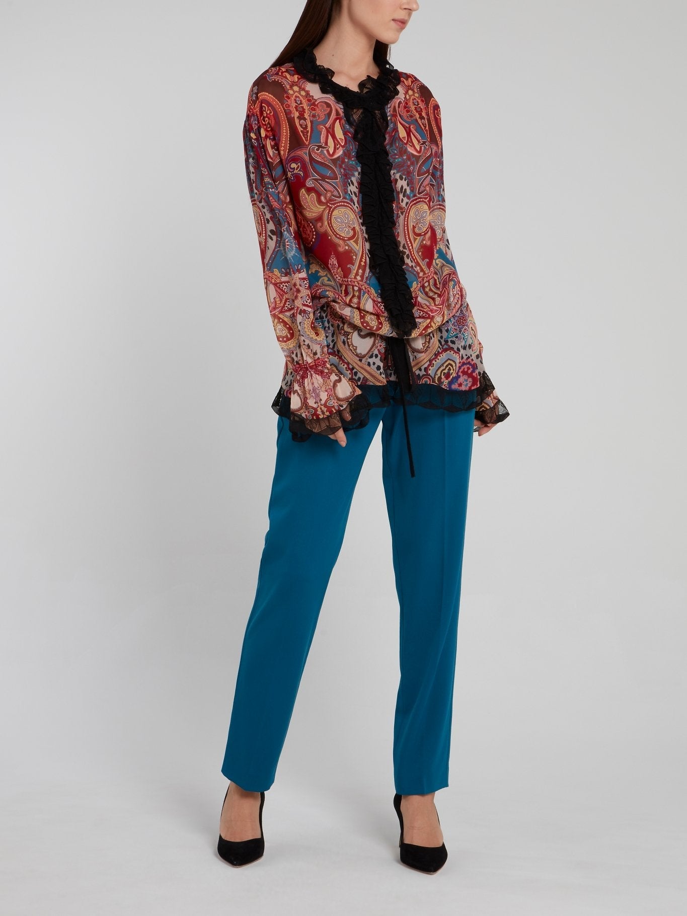 Blue Tailored Trousers