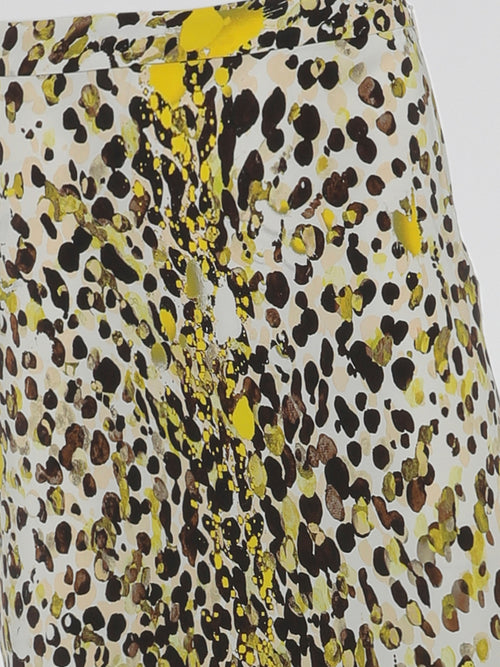 Unleash your wild side with the Leopard Print Maxi Skirt by Roberto Cavalli. Crafted with luxurious fabric and adorned with a fierce leopard print, this skirt effortlessly combines style and sophistication. Whether you're strutting through the concrete jungle or making a bold statement at a lavish party, this skirt is your ultimate fashion weapon for unleashing your inner feline goddess.