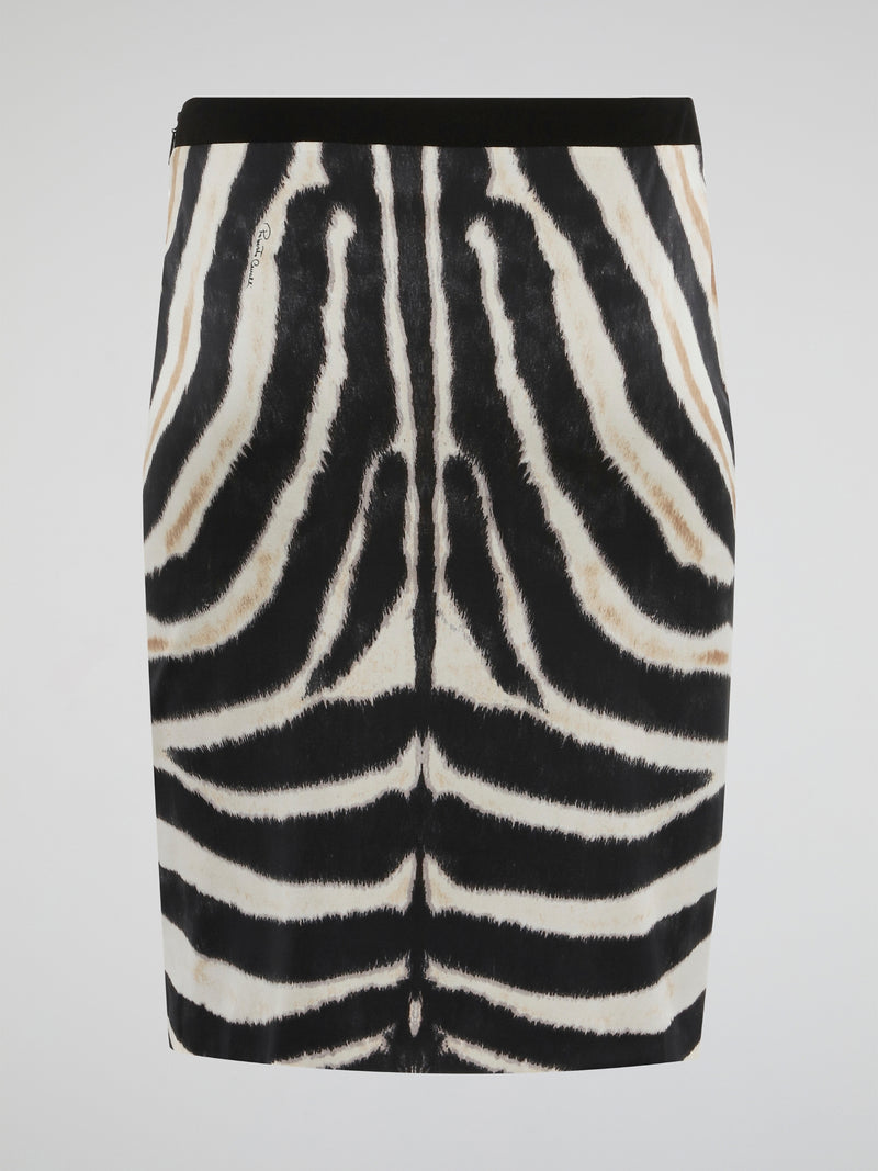 Unleash your wild side with this stunning Animal Print Pencil Skirt by Roberto Cavalli. Crafted with luxurious materials and a flawless silhouette, this skirt will make you feel fierce and fabulous. Whether you're in the office or hitting the town, this statement piece is sure to turn heads wherever you go.