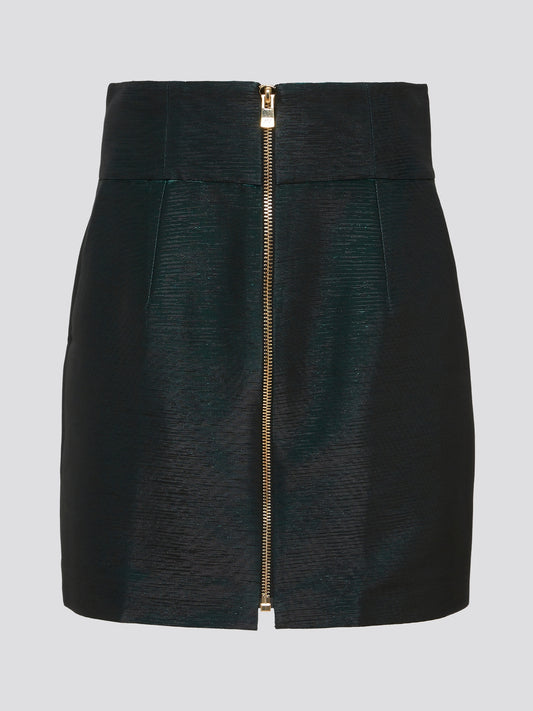 Elevate your wardrobe with the Green Zip Up Mini Skirt by Alexandre Vauthier, a stunning statement piece that combines sophistication with edge. Crafted from luxurious materials, this skirt features a sleek silhouette with a bold zipper detail that exudes confidence and style. Perfect for a night out on the town or a special event, this mini skirt will have you turning heads wherever you go.