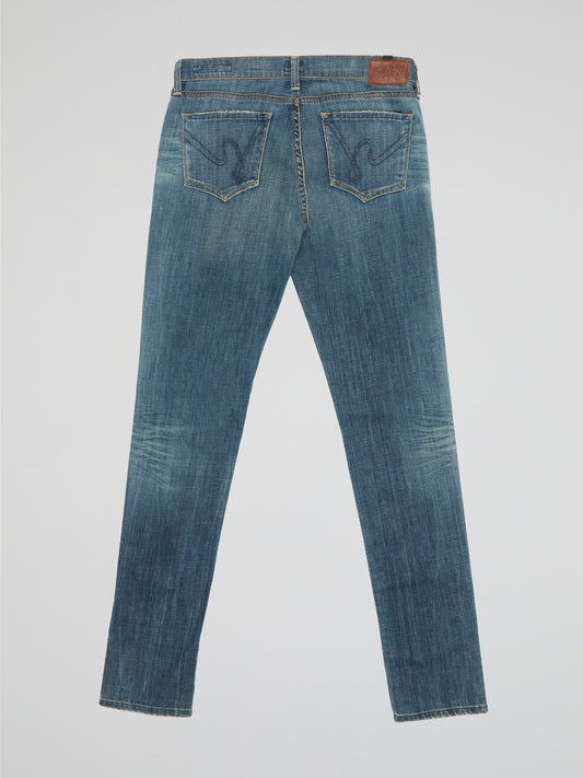 Step out in style with these bold and vibrant Blue Acid Wash Jeans from Citizens Of Humanity, designed to make a statement wherever you go. The unique acid wash finish gives each pair a one-of-a-kind look, ensuring you stand out from the crowd. Crafted with the brand's signature quality and attention to detail, these jeans are the perfect addition to your fashion-forward wardrobe.