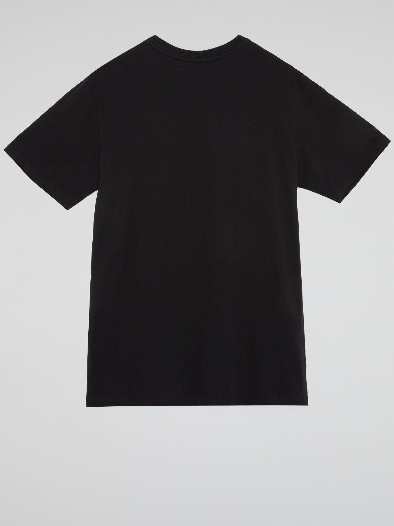 Jet Black Chain Embroidered Tee