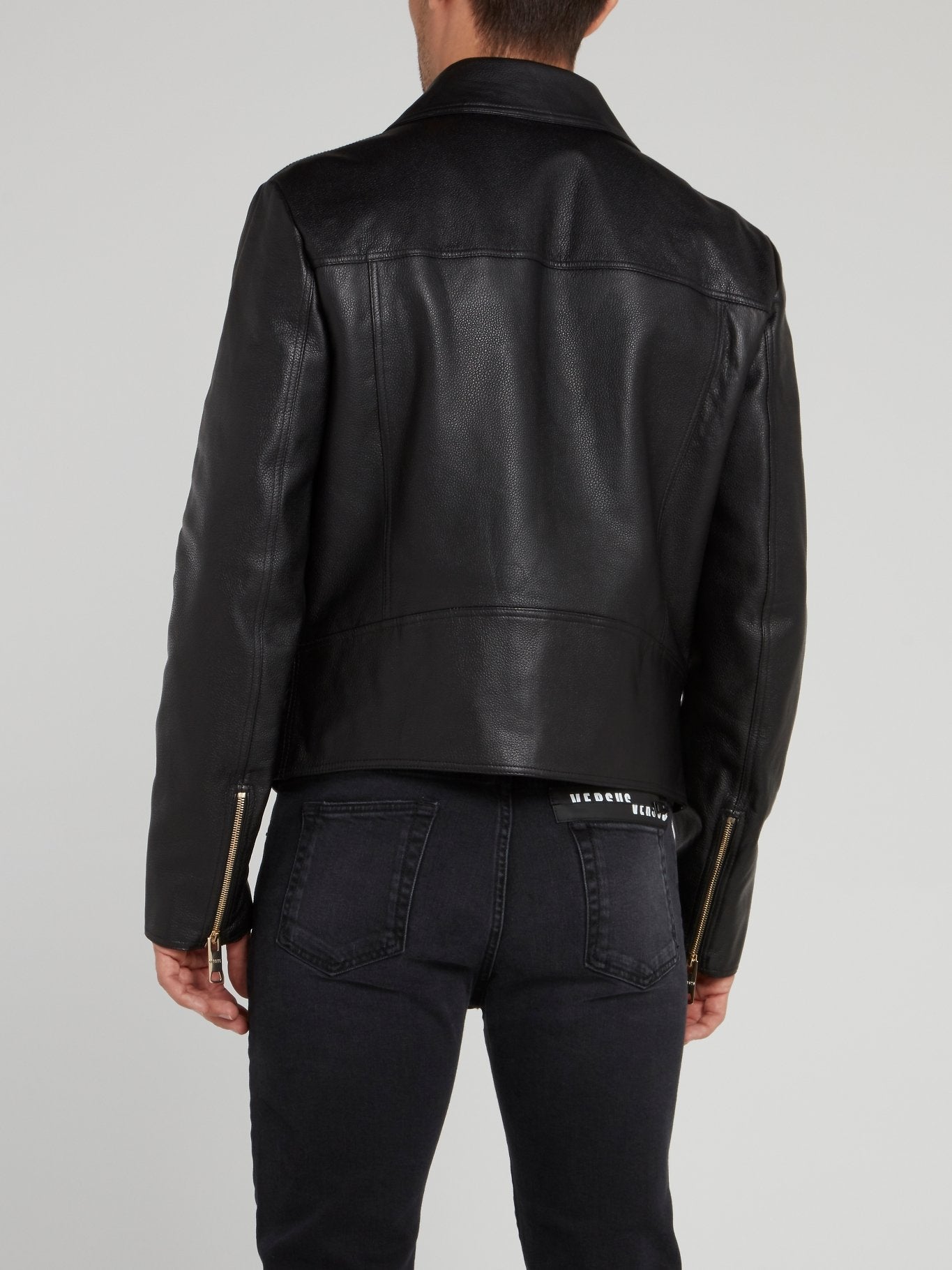 Black Leather Blouson