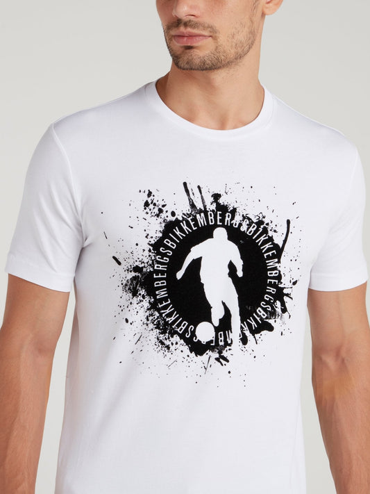 White Sport Logo T-Shirt