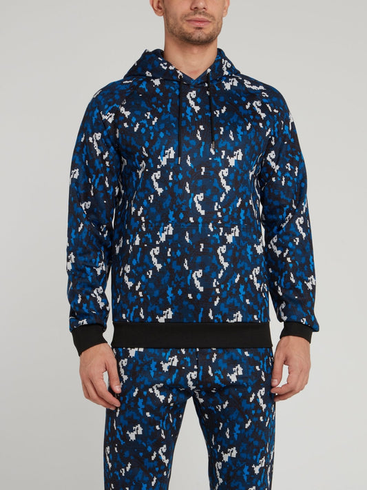 Navy Camo Hoodie Sweatshirt