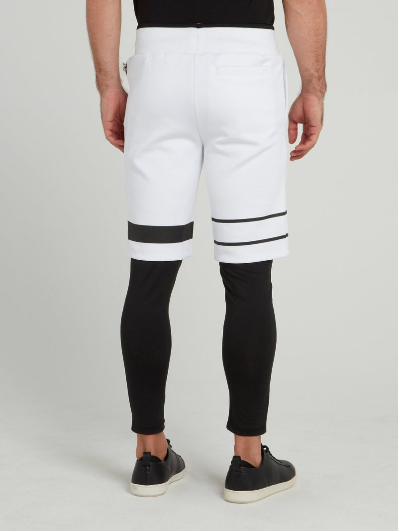 Contrast Statement Jogging Leggings