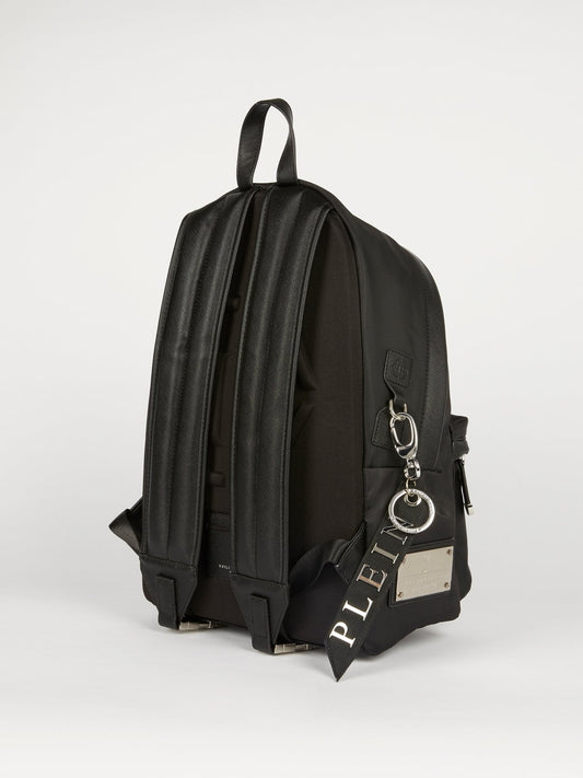 Black Contrast Playboy Logo Backpack