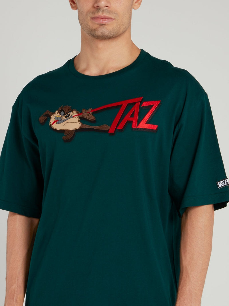 Tasmanian Devil Green Loose Fit T-Shirt