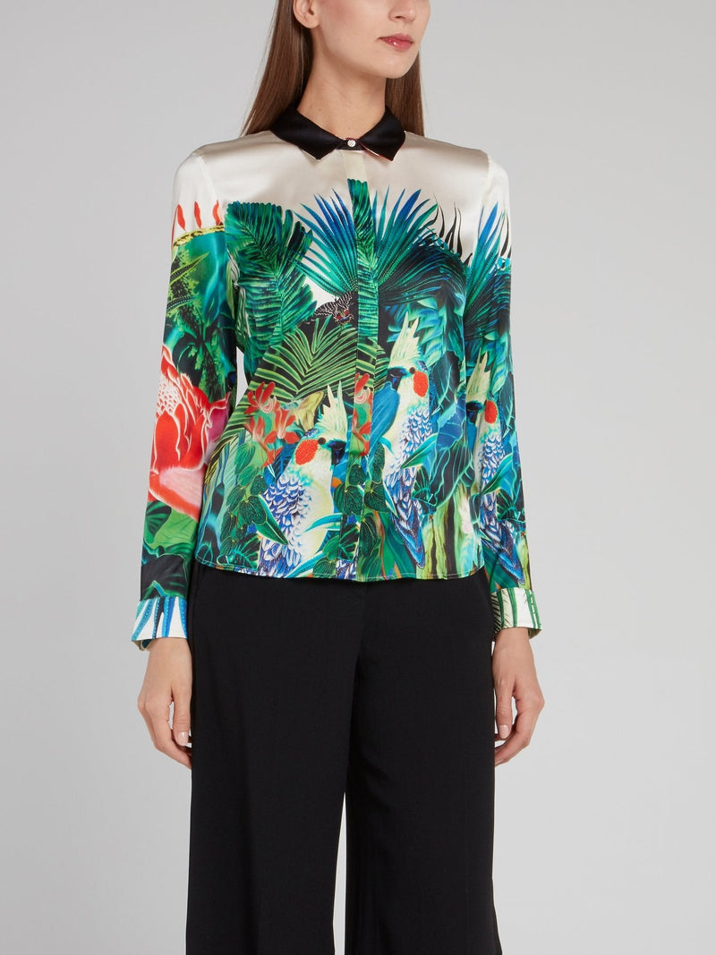 Flora and Fauna Long Sleeve Shirt