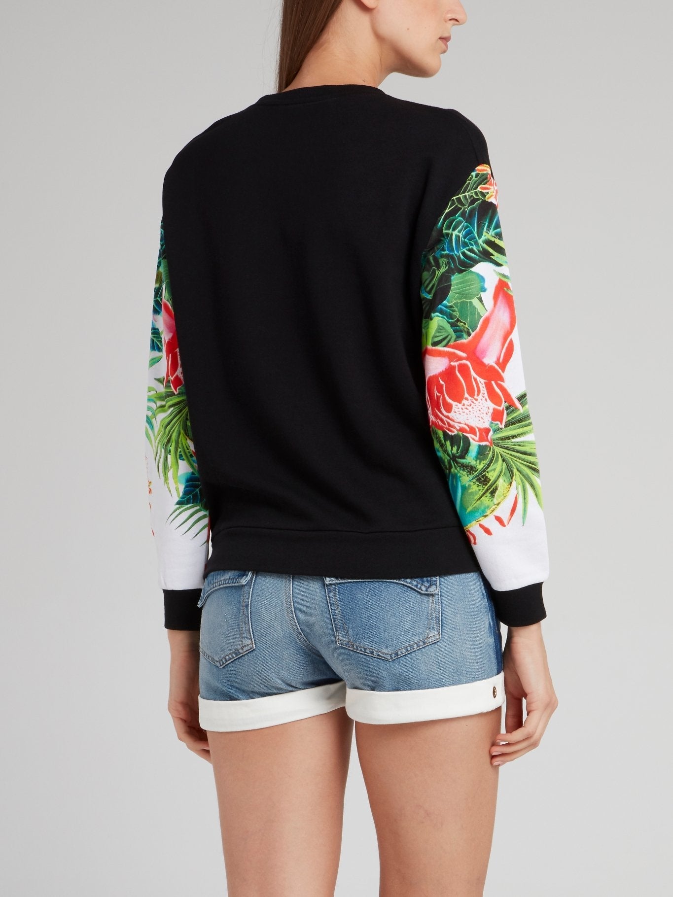 Flora and Fauna Printed Sweatshirt