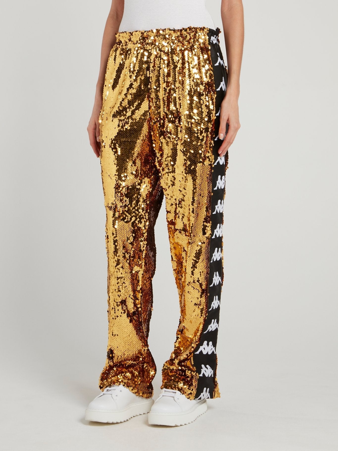 Kappa Gold Sequin Pants