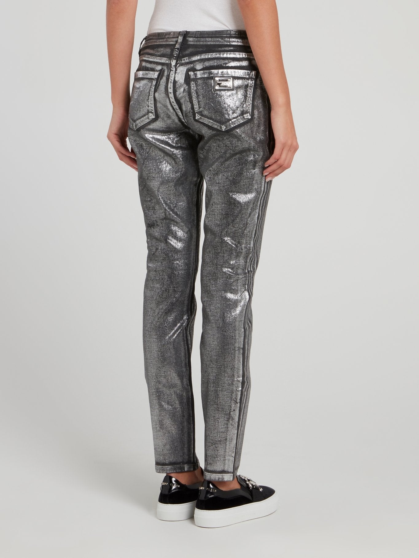 Rustic Silver Slim Fit Jeggings