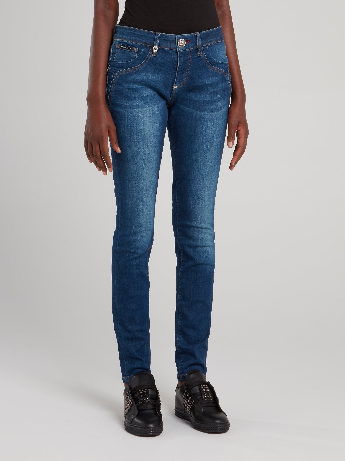 Blue Denim Skinny Jeggings