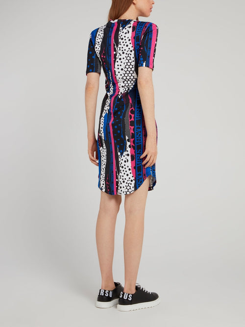 Patterned Jersey Dress