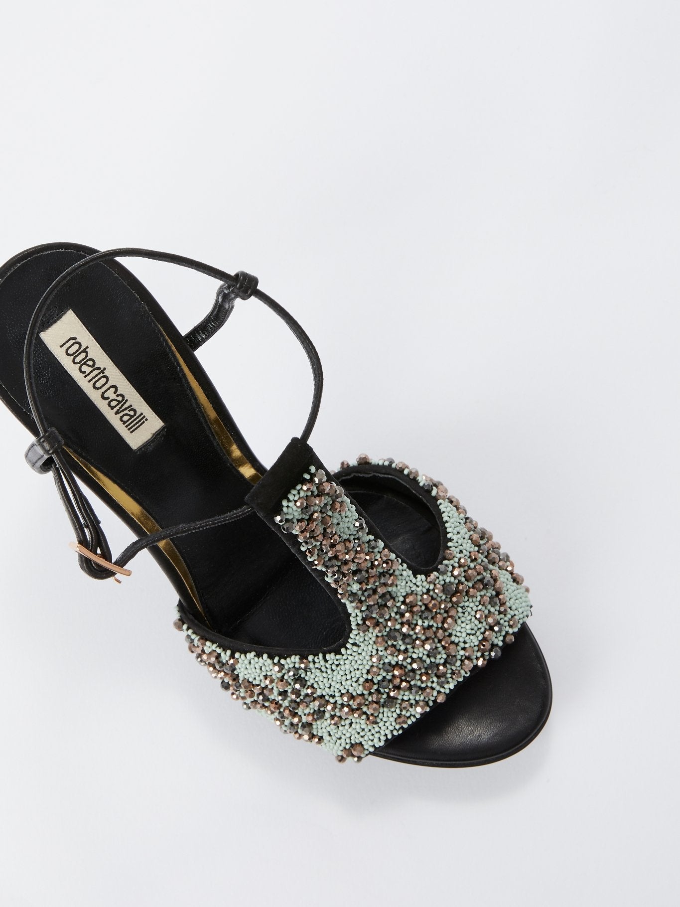 Beadwork High Heel Sandals