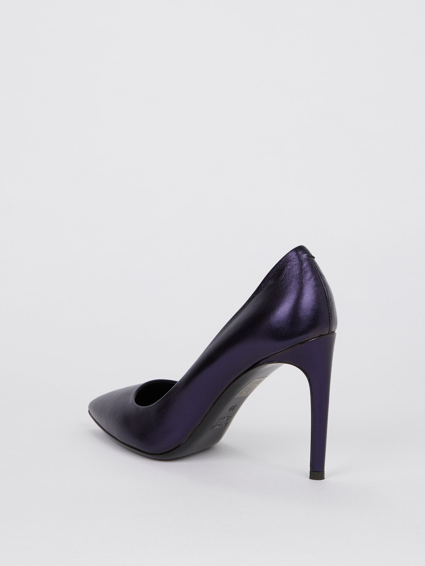 Purple Nappa Pumps