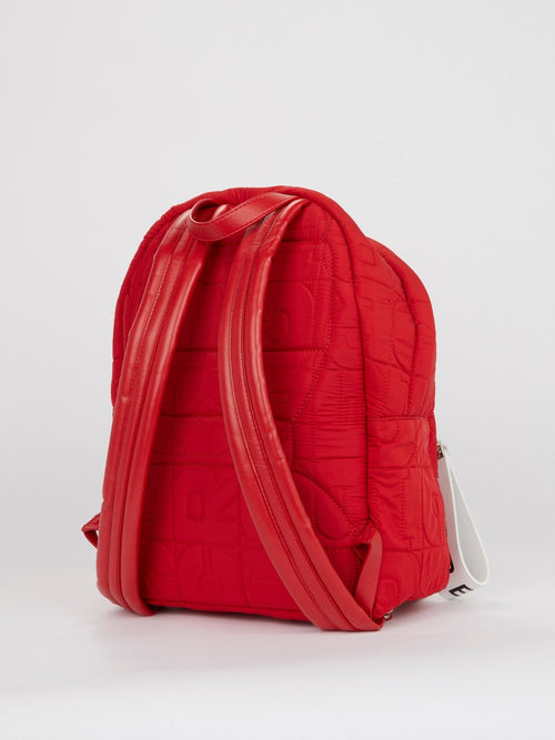 Red Stitch Detail Backpack