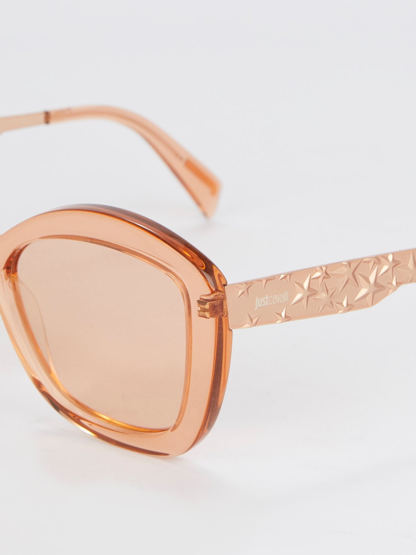 Pink Square Framed Sunglasses