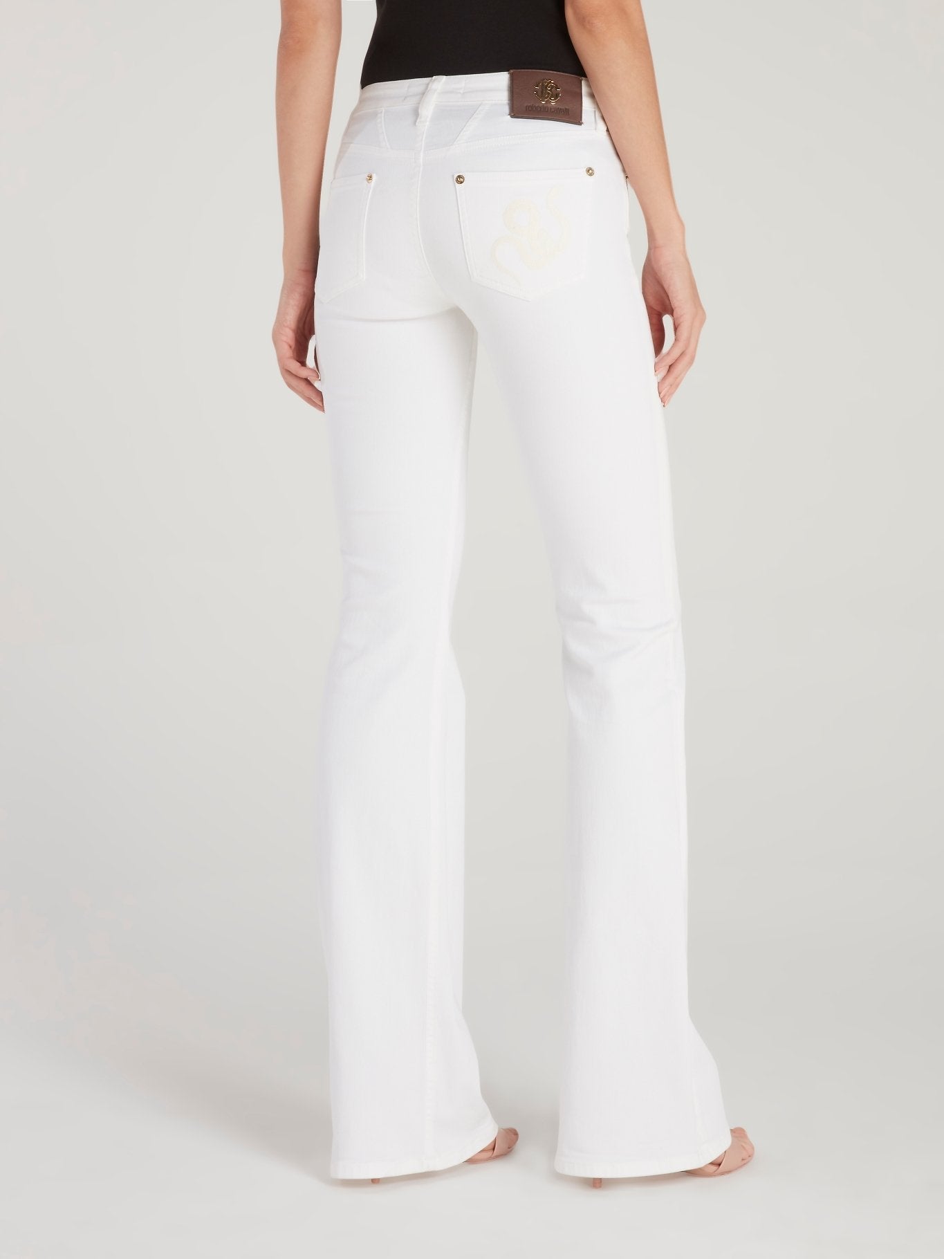 White Flared Pants