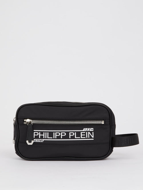 Black Logo Pouch Bag