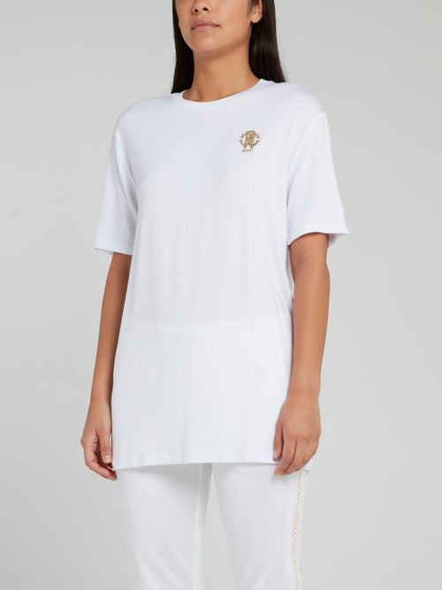 White Half Sleeve Loose T-Shirt