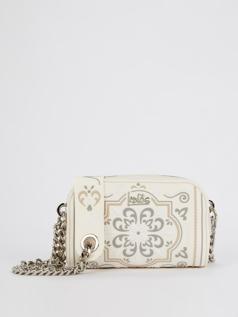 Beige Eliana Azulejos Shoulder Bag