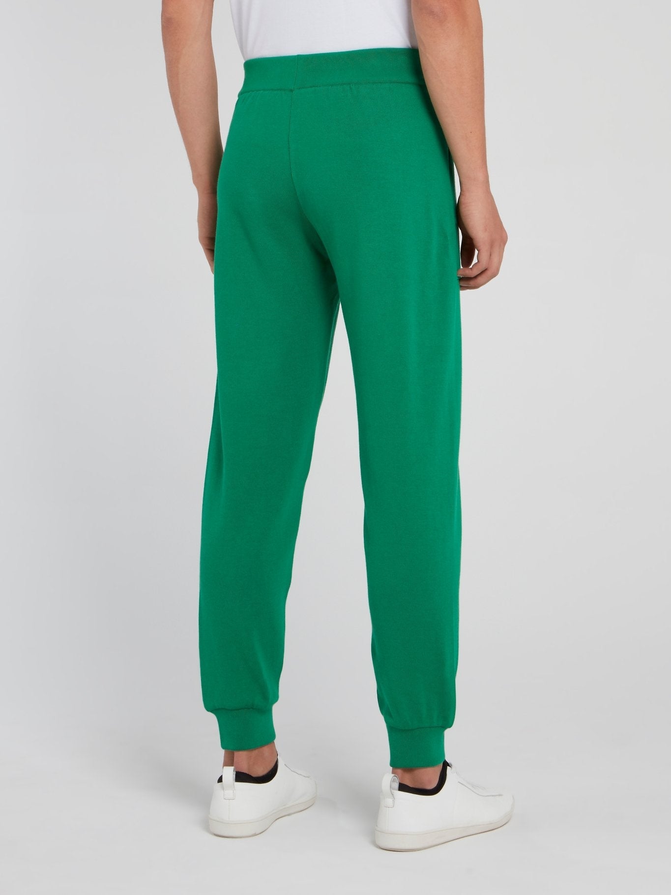 Green Knitted Track Pants