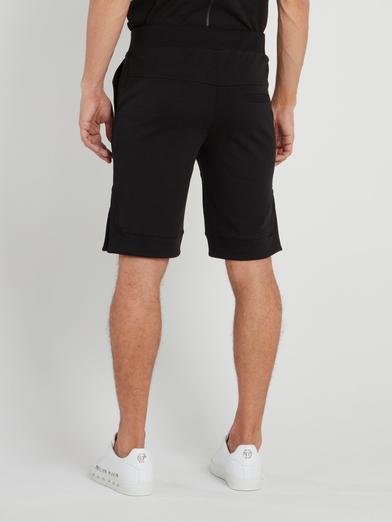 Black Logo Jogging Shorts