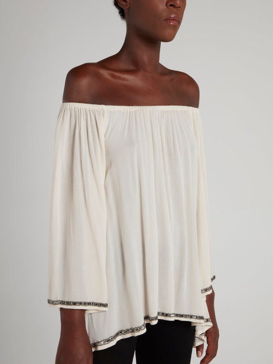 Off-The-Shoulder Trapeze Top