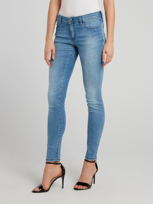 Blue Denim Skinny Jeans