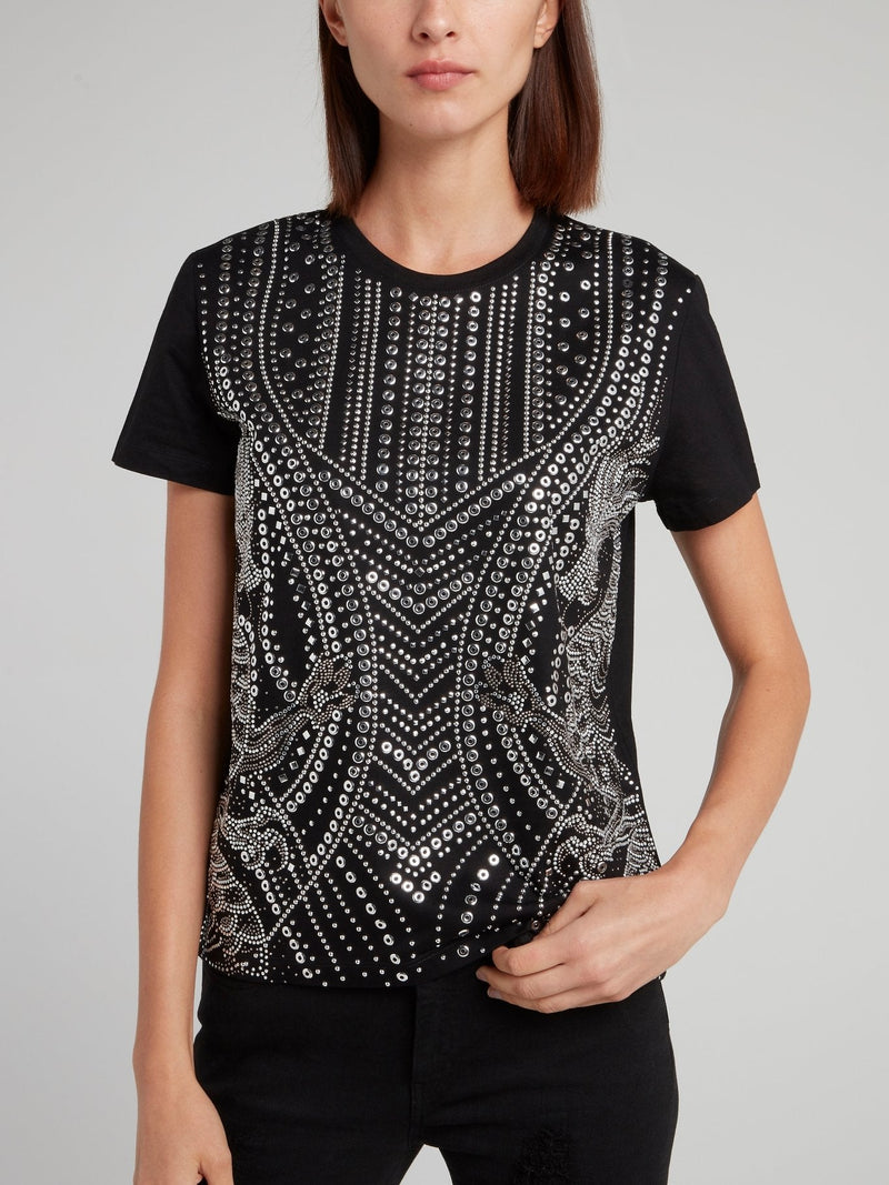 Black Multi-Stud Shirt