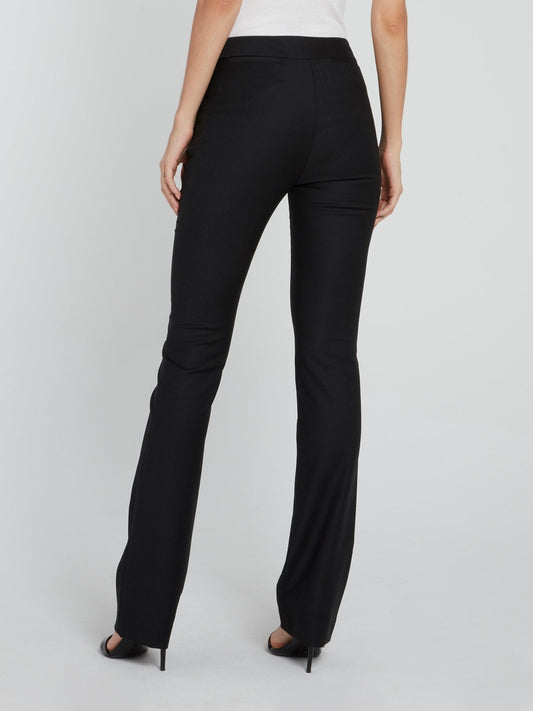 Black Bootcut Trousers