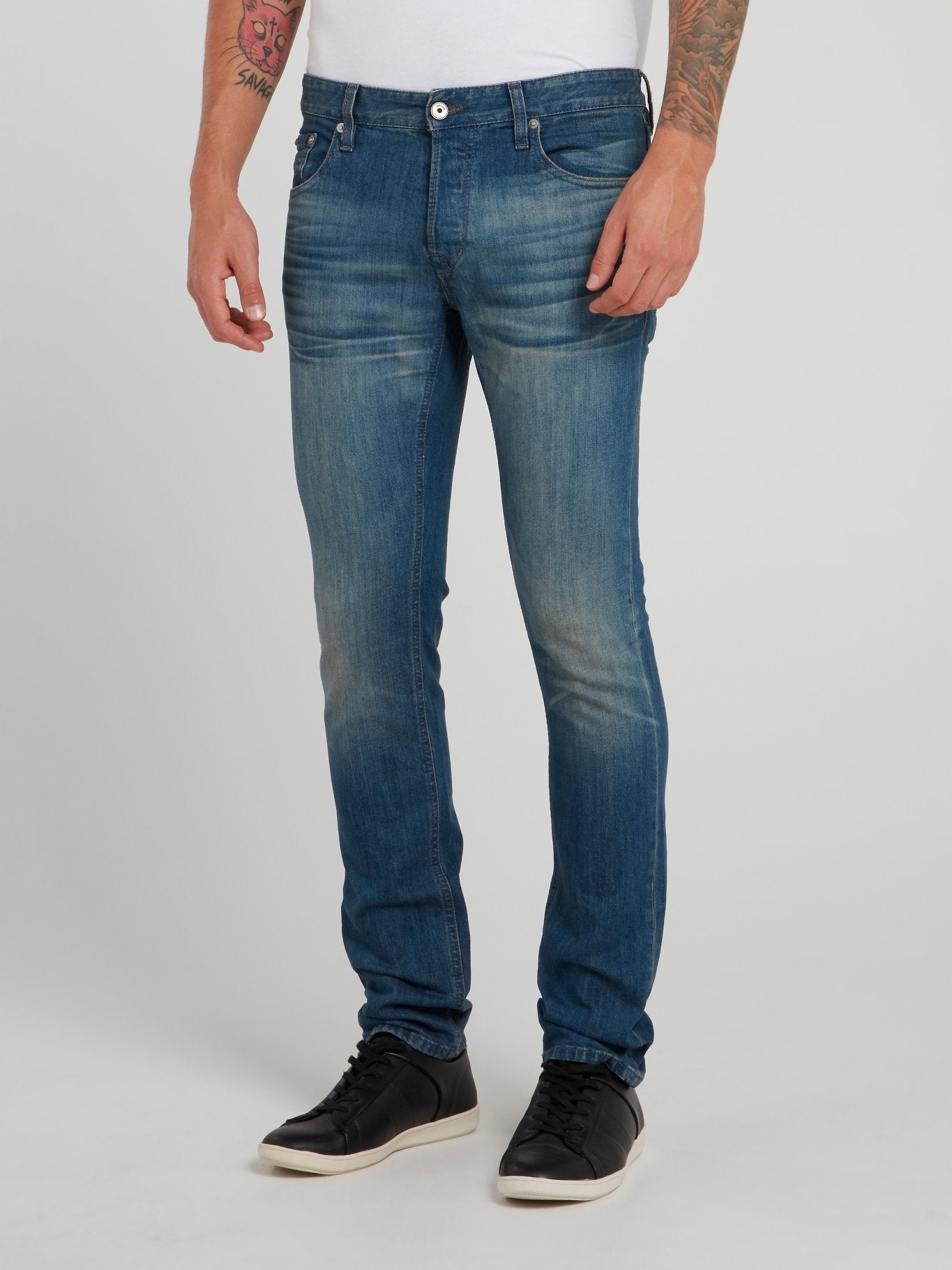 Blue Fade Denim Jeans