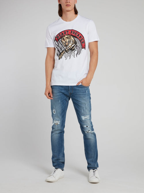 White Tiger Graphic T-Shirt