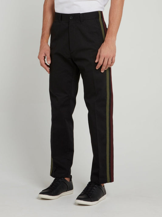 Black Straight Cut Pants